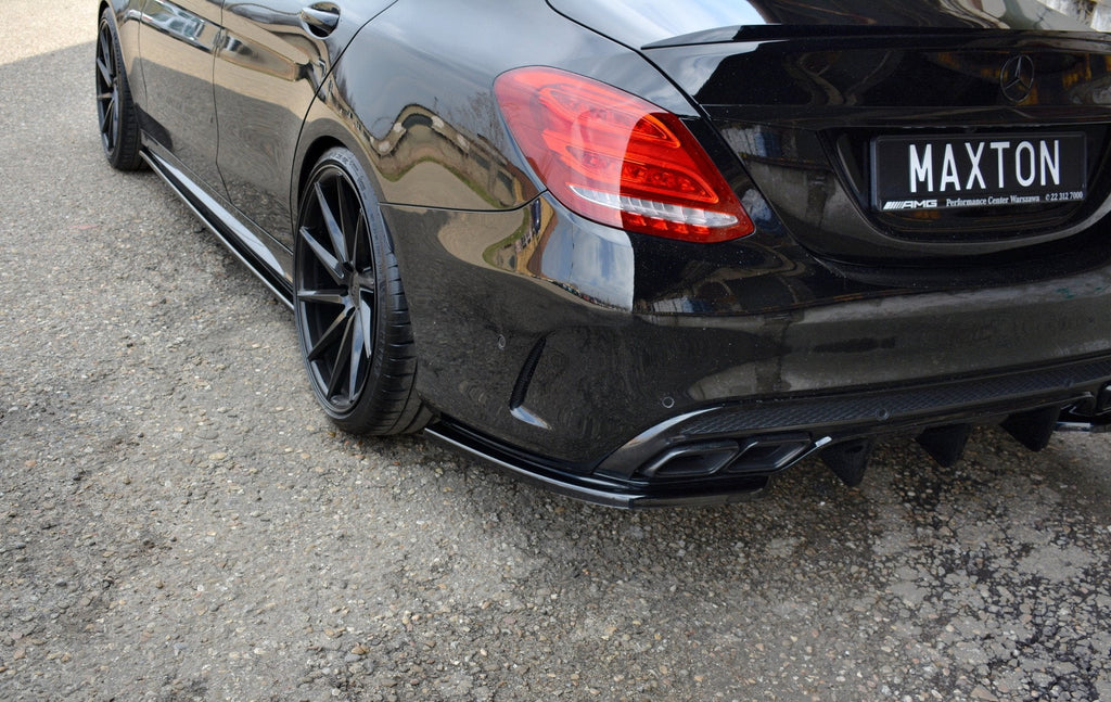 MAXTON DESIGN REAR SIDE SPLITTERS MERCEDES- BENZ C43 AMG W205