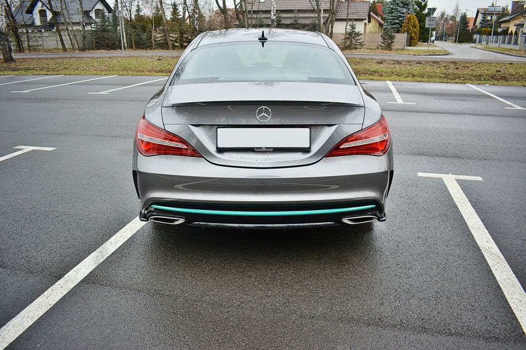 MAXTON DESIGN REAR SIDE SPLITTERS MERCEDES-BENZ CLA C117 AMG-LINE FACELIFT