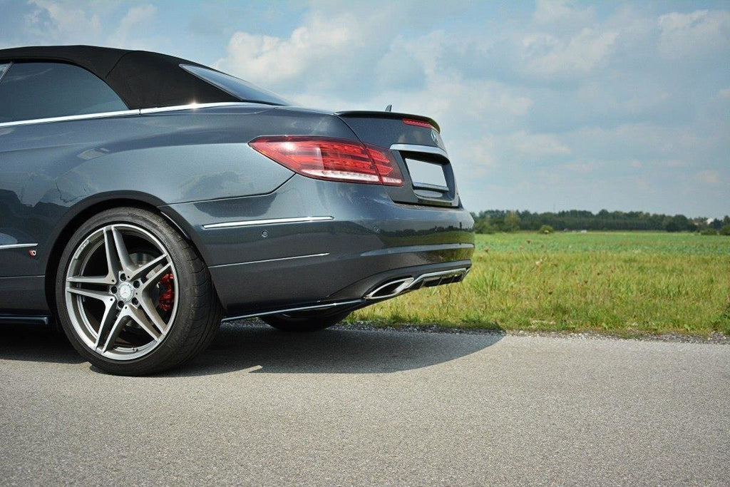 MAXTON DESIGN REAR SIDE SPLITTERS Mercedes - Benz E Coupe / Cabrio C207 Facelift / A207 Facelit