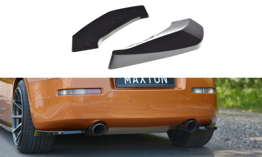 MAXTON DESIGN REAR SIDE SPLITTERS NISSAN 350Z