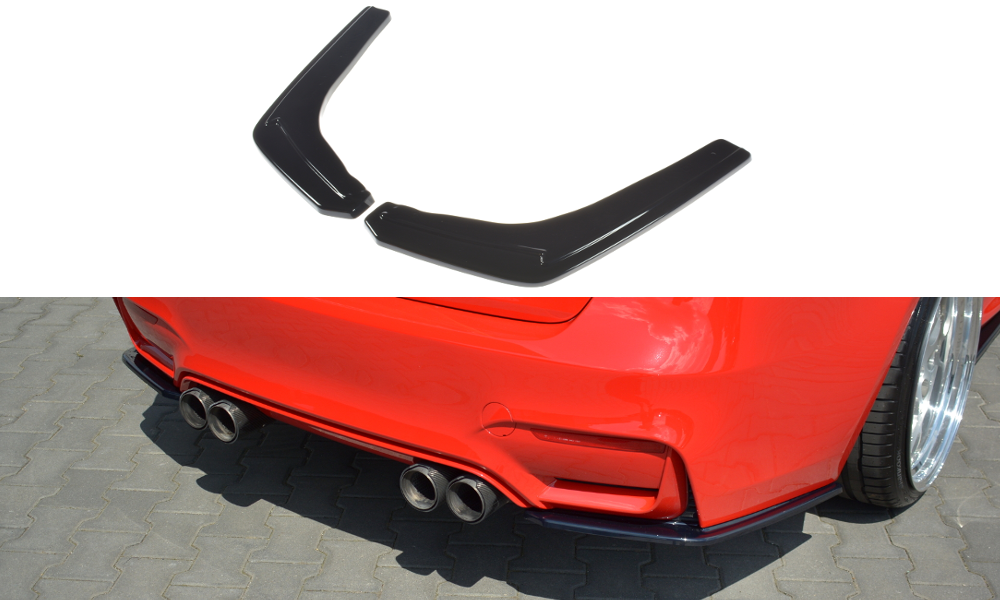 MAXTON DESIGN REAR SIDE SPLITTERS V.1 BMW M3 F80