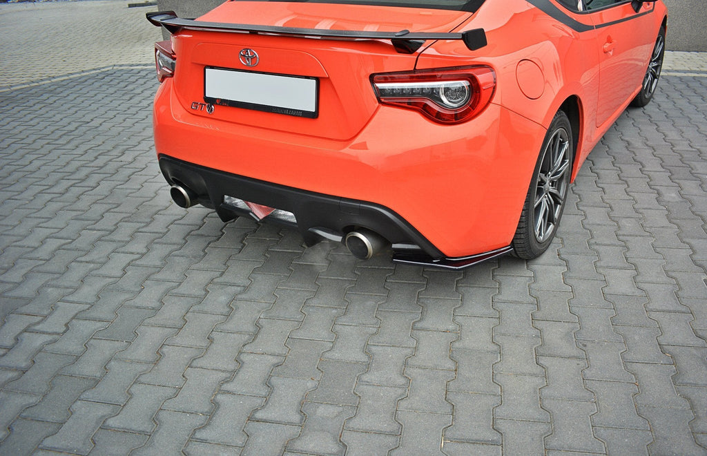 MAXTON DESIGN REAR SIDE SPLITTERS V.1 TOYOTA GT86 FACELIFT