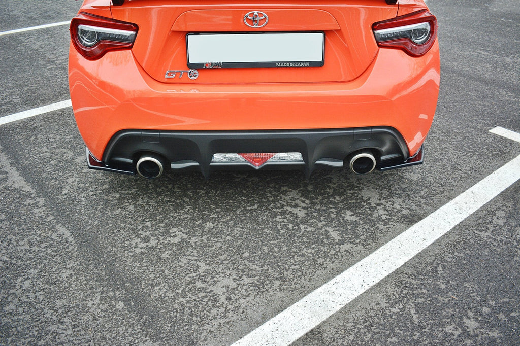 MAXTON DESIGN REAR SIDE SPLITTERS V.1 TOYOTA GT86 FACELIFT