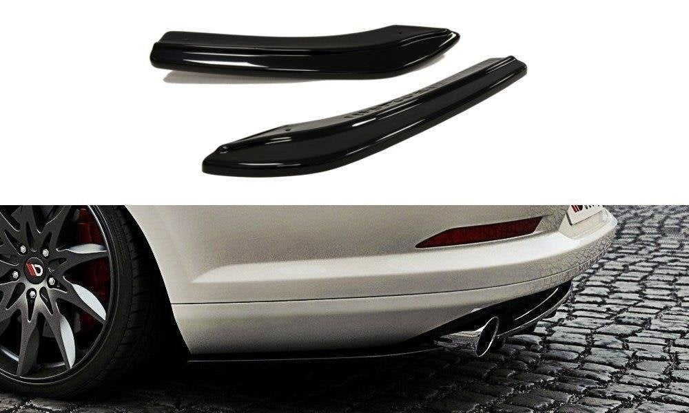 MAXTON DESIGN REAR SIDE SPLITTERS VW PASSAT CC R36 RLINE (PREFACE)