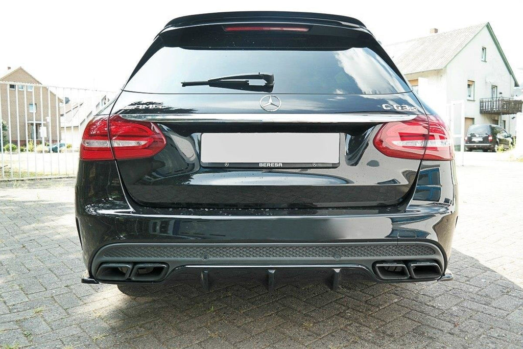 MAXTON DESIGN REAR VALANCE MERCEDES C-CLASS S205 63AMG ESTATE / LIMUSINE