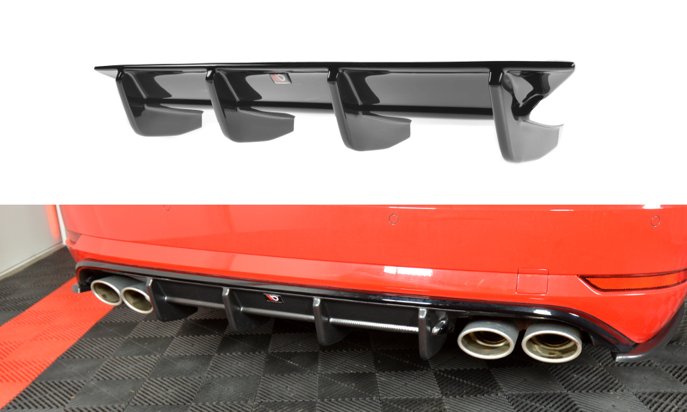 MAXTON DESIGN REAR VALANCE VW GOLF 7  SportWagen FACELIFT