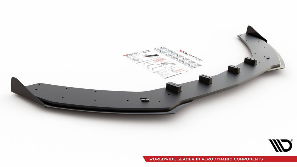 MAXTON DESIGN RACING DURABILITY FRONT SPLITTER + FLAPS MERCEDES - AMG C43 COUPE C205