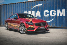 Load image into Gallery viewer, MAXTON DESIGN RACING DURABILITY FRONT SPLITTER + FLAPS MERCEDES - AMG C43 COUPE C205