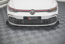 Load image into Gallery viewer, MAXTON DESIGN RACING DURABILITY FRONT SPLITTER + FLAPS VOLKSWAGEN GOLF 8 GTI / R-LINE