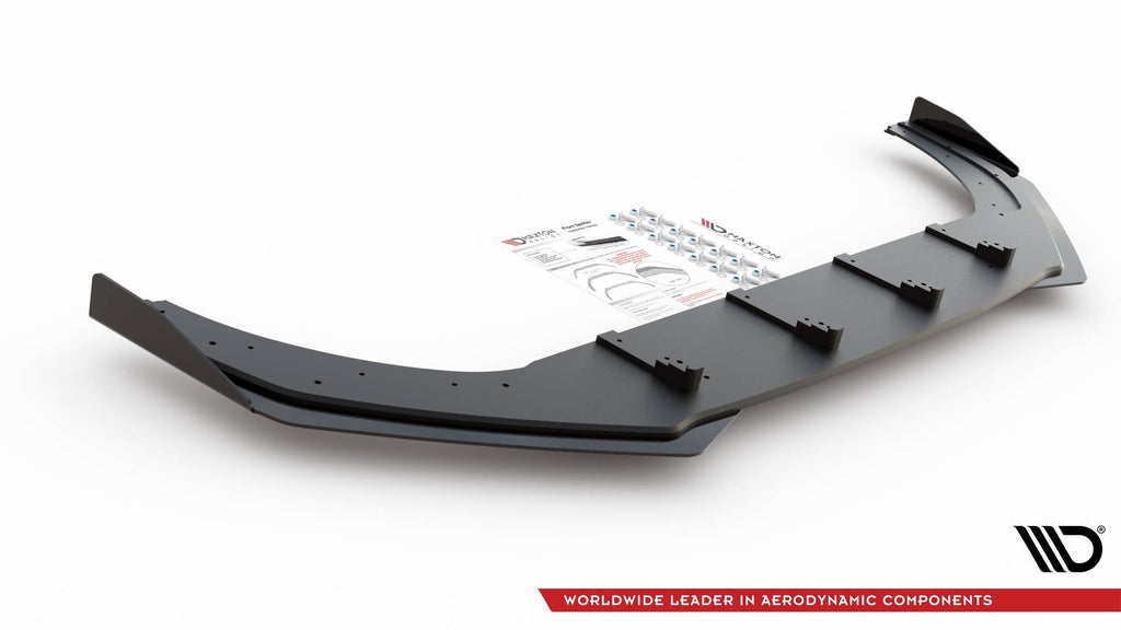 MAXTON DESIGN RACING DURABILITY FRONT SPLITTER + FLAPS VOLKSWAGEN GOLF 8 GTI / R-LINE