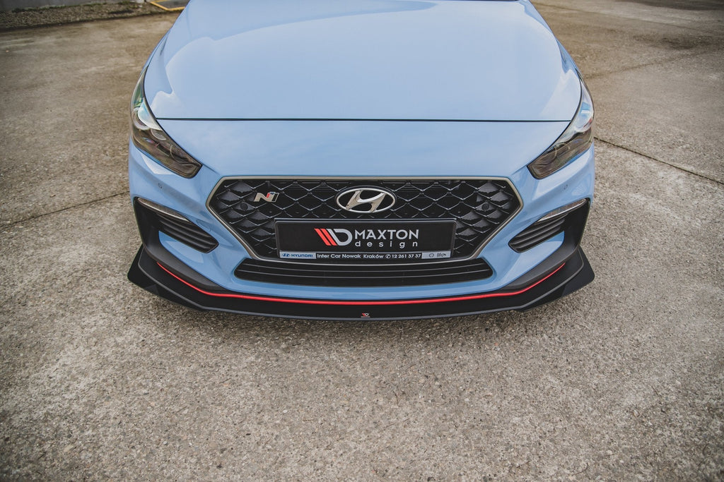 MAXTON DESIGN RACING DURABILITY FRONT SPLITTER HYUNDAI I30 N MK3 (ELANTRA GT) HATCHBACK / FASTBACK