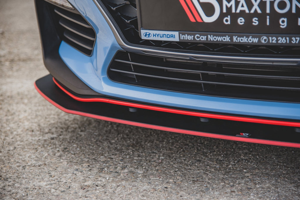 MAXTON DESIGN RACING DURABILITY FRONT SPLITTER HYUNDAI I30 N MK3 (ELANTRA GT) HATCHBACK / FASTBACK