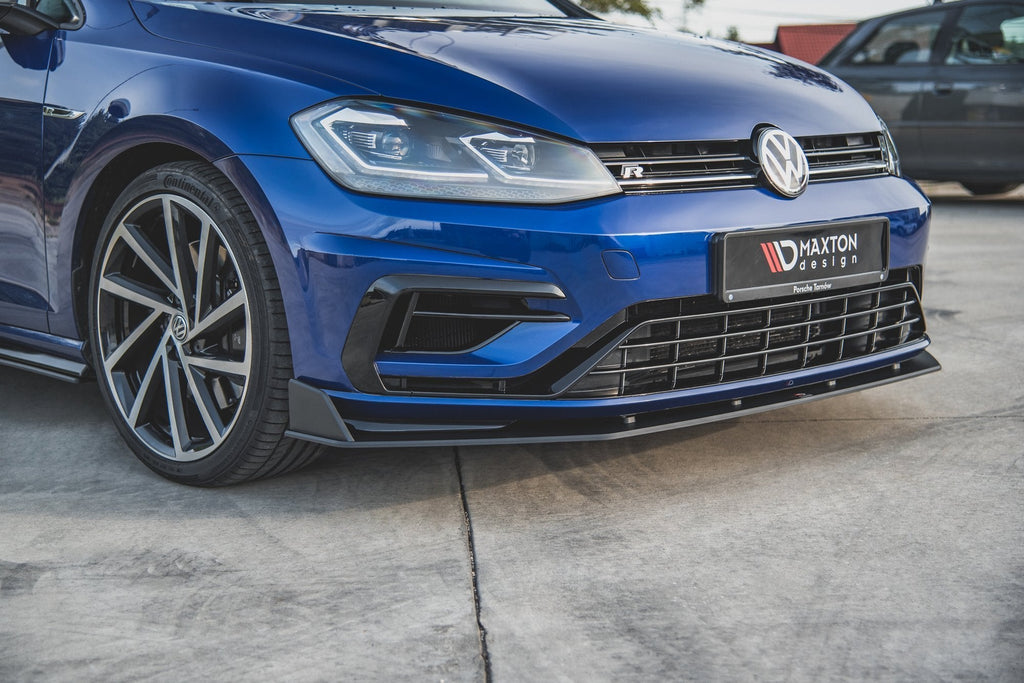 MAXTON DESIGN RACING DURABILITY FRONT SPLITTER V.2 VW GOLF 7 R FACELIFT