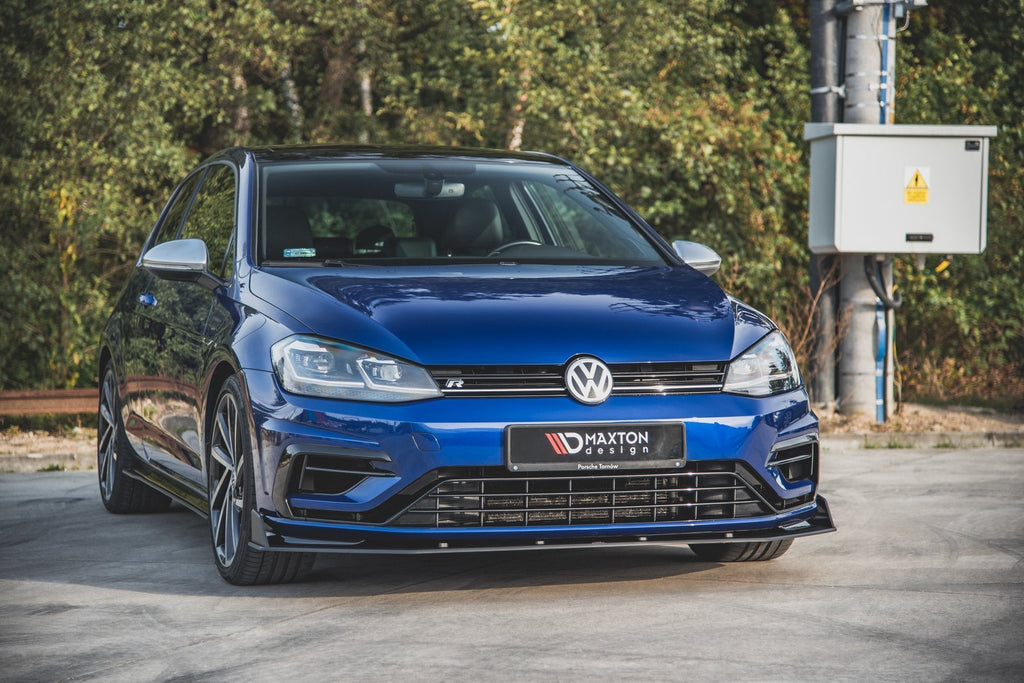 MAXTON DESIGN RACING DURABILITY FRONT SPLITTER V.2 VW GOLF 7 R FACELIFT