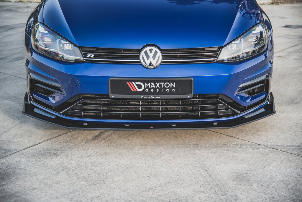 MAXTON DESIGN RACING DURABILITY FRONT SPLITTER V.2 VW GOLF 7 R FACELIFT