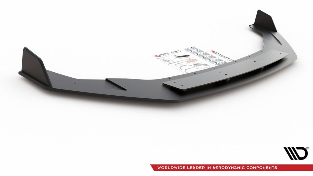 MAXTON DESIGN RACING DURABILITY FRONT SPLITTER V.2 VW GOLF 7 R FACELIFT