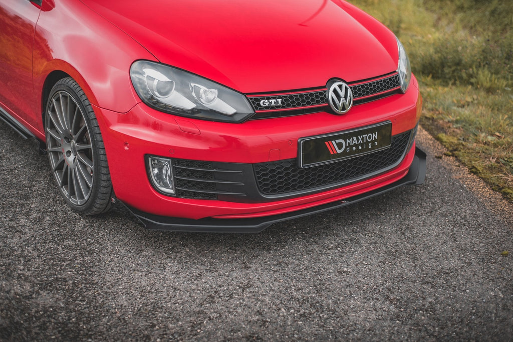 MAXTON DESIGN RACING DURABILITY FRONT SPLITTER V.3 + FLAPS VOLKSWAGEN GOLF GTI MK6