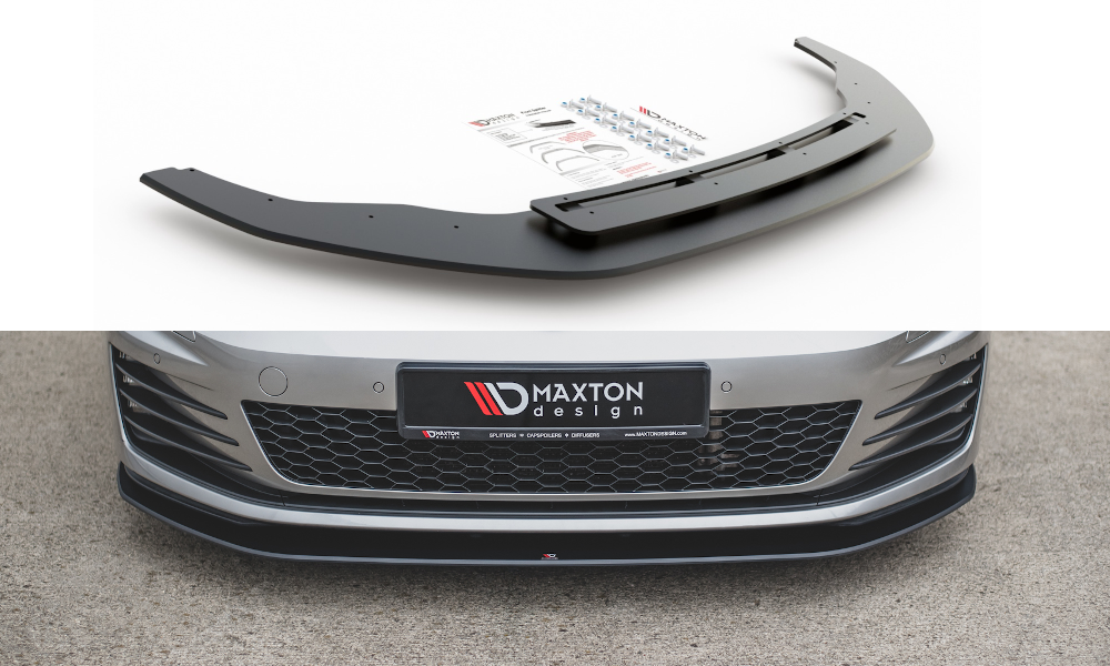 MAXTON DESIGN RACING DURABILITY FRONT SPLITTER VW GOLF 7 GTI