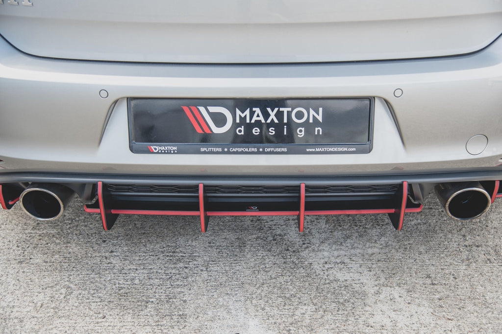 MAXTON DESIGN RACING DURABILITY REAR DIFFUSER V.1 VW GOLF 7 GTI