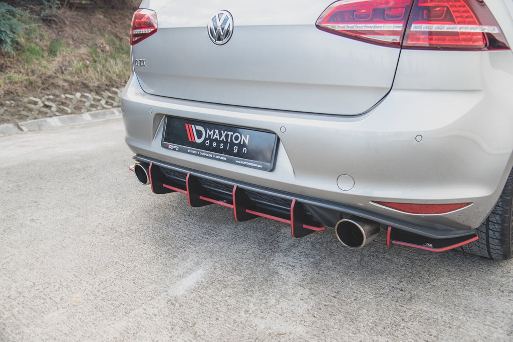 MAXTON DESIGN RACING DURABILITY REAR DIFFUSER V.1 VW GOLF 7 GTI