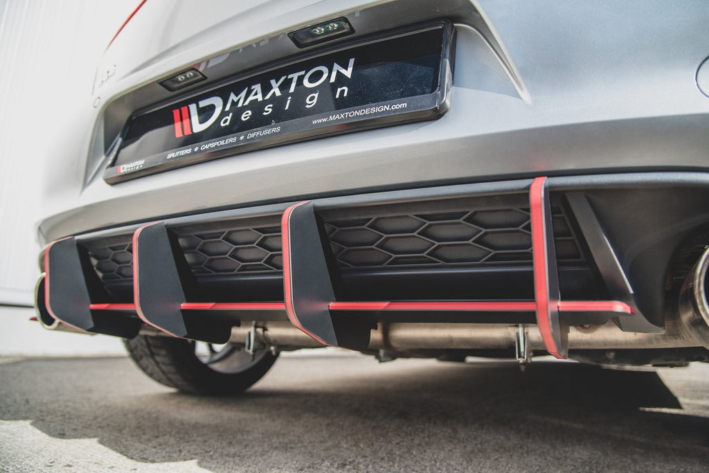 MAXTON DESIGN RACING DURABILITY REAR DIFFUSER V.2 VW GOLF 7 GTI