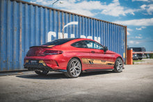 Load image into Gallery viewer, MAXTON DESIGN RACING DURABILITY REAR SIDE SPLITTERS + FLAPS MERCEDES-AMG C43 COUPE C205