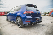 Load image into Gallery viewer, MAXTON DESIGN RACING DURABILITY REAR SIDE SPLITTERS + FLAPS VW GOLF 7 R FACELIFT