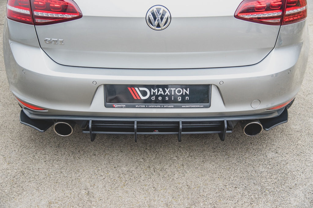 MAXTON DESIGN RACING DURABILITY REAR SIDE SPLITTERS V.2 VW GOLF 7 GTI