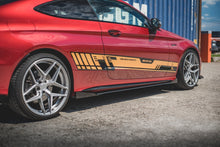 Load image into Gallery viewer, MAXTON DESIGN RACING DURABILITY SIDE SKIRTS DIFFUSERS + FLAPS MERCEDES-AMG C43 COUPE C205