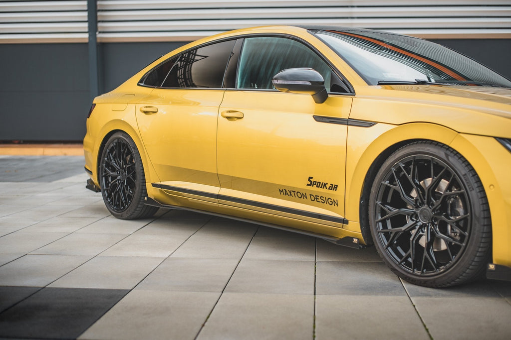 MAXTON DESIGN RACING DURABILITY SIDE SKIRTS DIFFUSERS + FLAPS VOLKSWAGEN ARTEON R-LINE