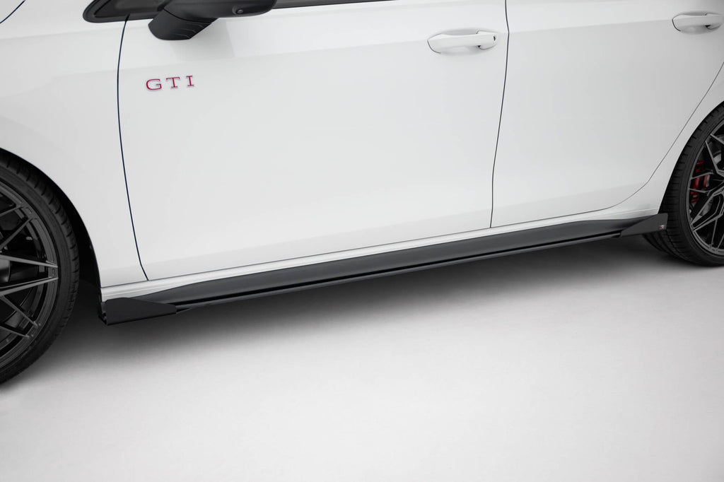 MAXTON DESIGN RACING DURABILITY SIDE SKIRTS DIFFUSERS + FLAPS VOLKSWAGEN GOLF 8 GTI / GTI CLUBSPORT / R-LINE