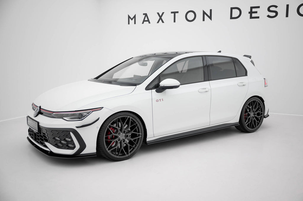 MAXTON DESIGN RACING DURABILITY SIDE SKIRTS DIFFUSERS VOLKSWAGEN GOLF 8 GTI / GTI CLUBSPORT / R-LINE