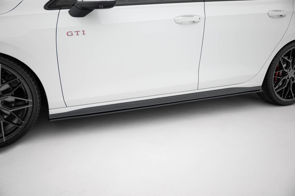 MAXTON DESIGN RACING DURABILITY SIDE SKIRTS DIFFUSERS VOLKSWAGEN GOLF 8 GTI / GTI CLUBSPORT / R-LINE