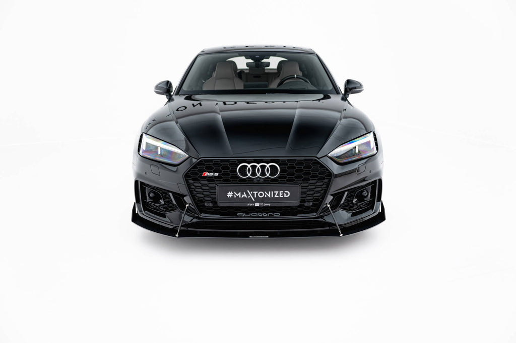 MAXTON DESIGN RACING FRONT SPLITTER V.2 AUDI RS5 F5 COUPE / SPORTBACK