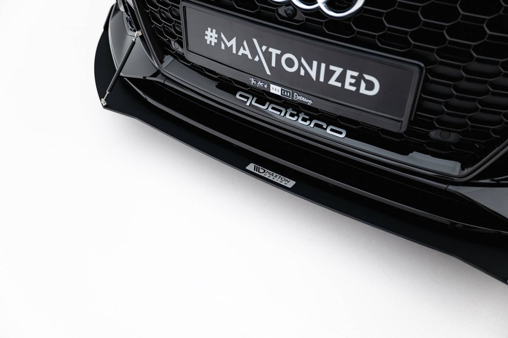 MAXTON DESIGN RACING FRONT SPLITTER V.2 AUDI RS5 F5 COUPE / SPORTBACK