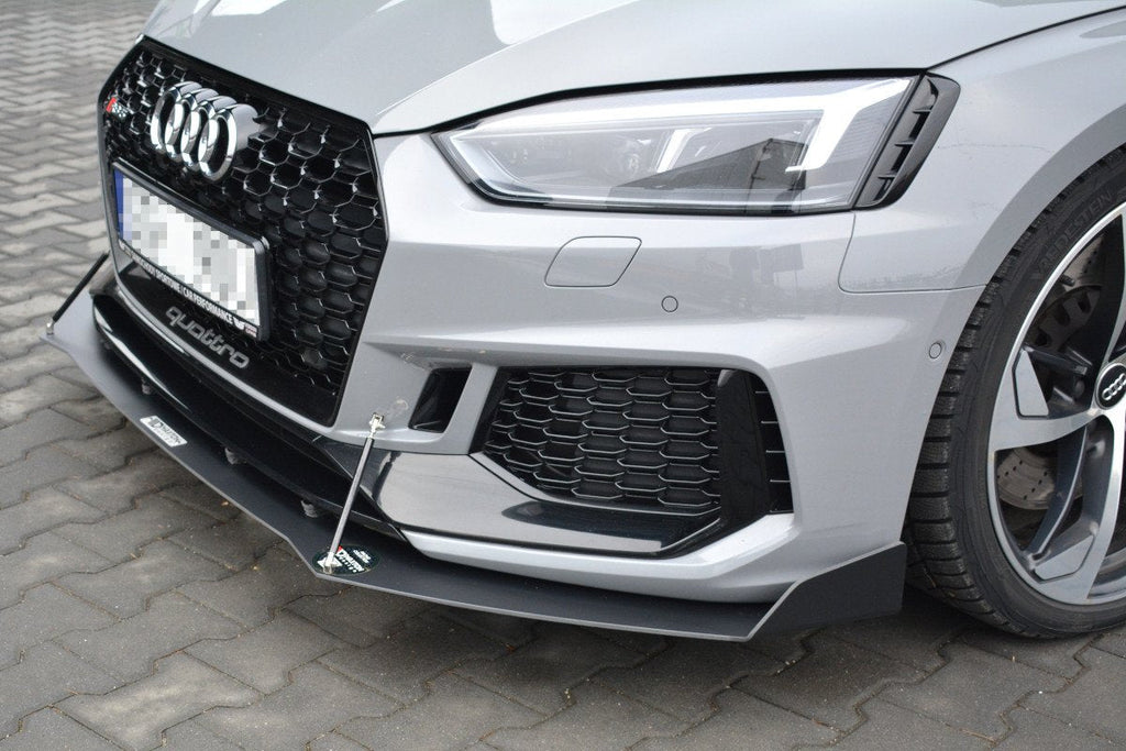 MAXTON DESIGN RACING FRONT SPLITTER V.2 AUDI RS5 F5 COUPE / SPORTBACK