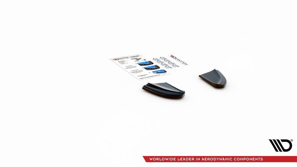 MAXTON DESIGN REAR SIDE SPLITTERS FIAT 500 ABARTH MK1 FACELIFT