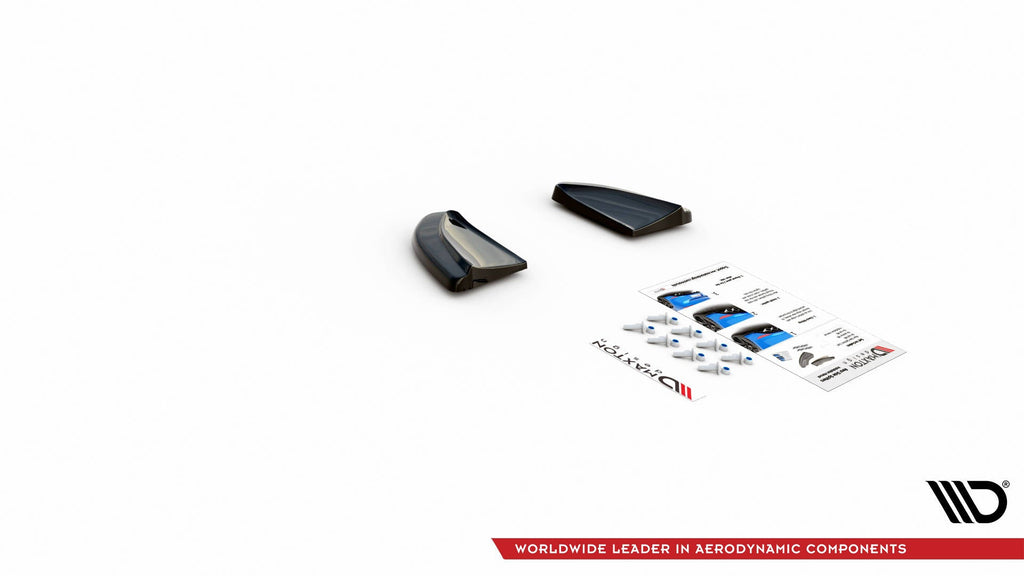 MAXTON DESIGN REAR SIDE SPLITTERS FIAT 500 ABARTH MK1 FACELIFT