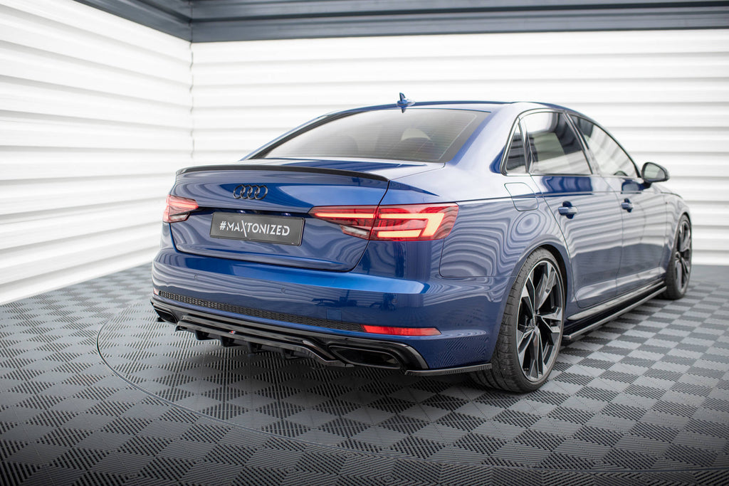MAXTON DESIGN REAR SIDE SPLITTERS AUDI A4 S-LINE (US MY2019)