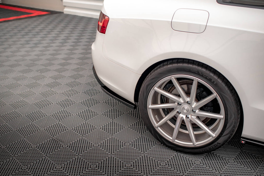 MAXTON DESIGN REAR SIDE SPLITTERS AUDI A5 COUPE 8T FACELIFT (Set for Maxton Valance)