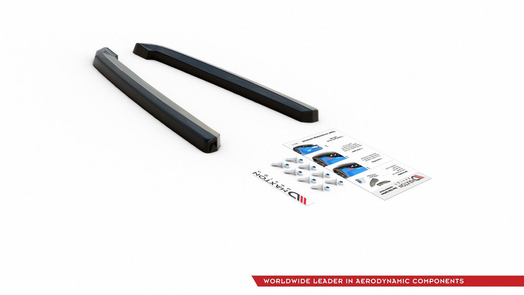 MAXTON DESIGN REAR SIDE SPLITTERS AUDI S7 C8 S-LINE (set for Maxton valance)