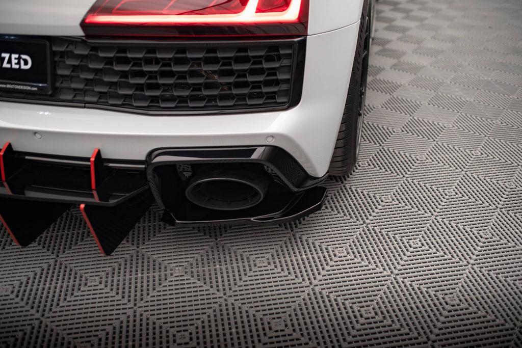 MAXTON DESIGN REAR SIDE SPLITTERS AUDI R8 MK2 FACELIFT