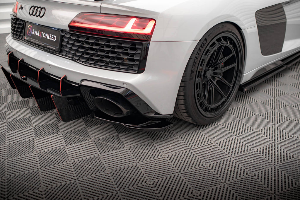 MAXTON DESIGN REAR SIDE SPLITTERS AUDI R8 MK2 FACELIFT