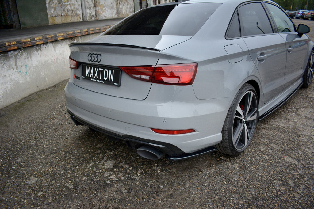 MAXTON DESIGN REAR SIDE SPLITTERS AUDI RS3 8V FL SEDAN