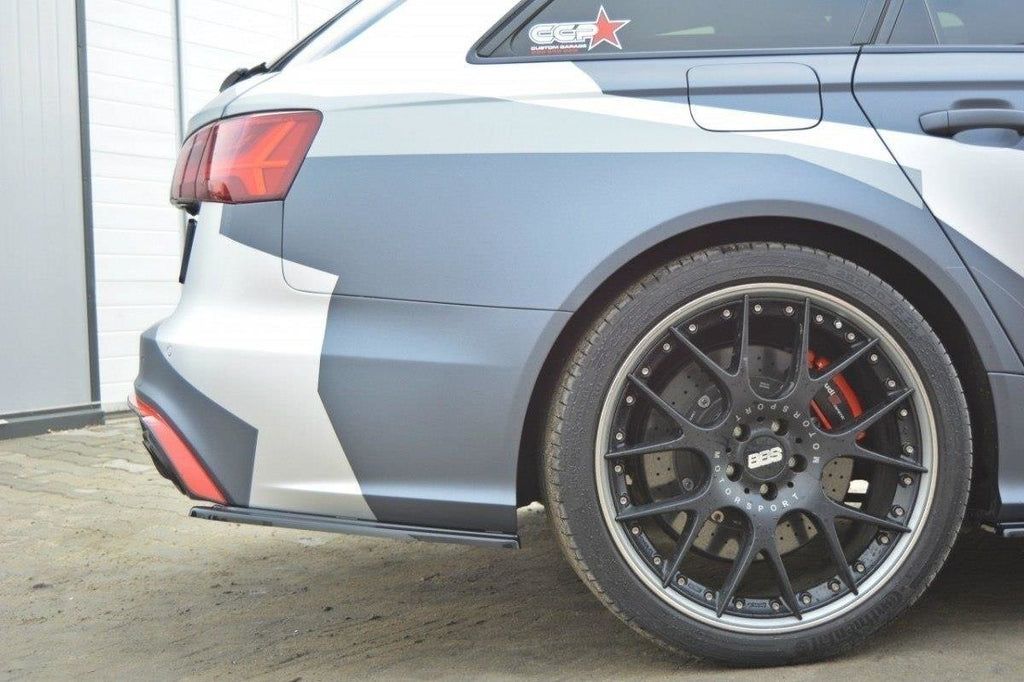 MAXTON DESIGN REAR SIDE SPLITTERS AUDI RS6 C7 / C7 FL