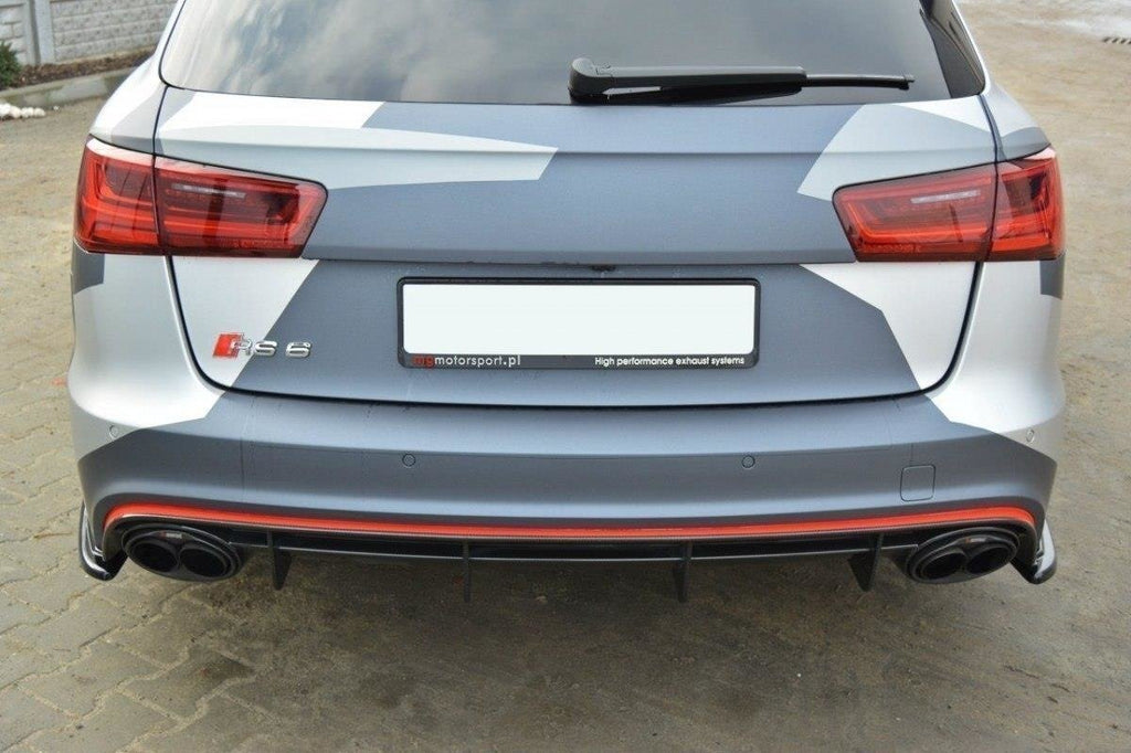 MAXTON DESIGN REAR SIDE SPLITTERS AUDI RS6 C7 / C7 FL