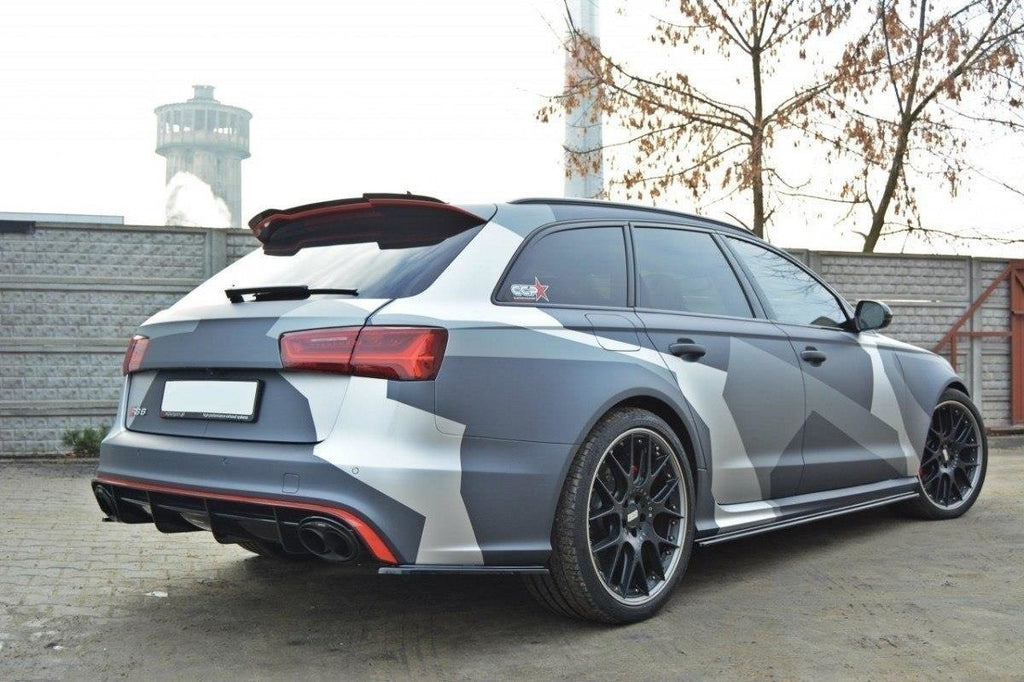 MAXTON DESIGN REAR SIDE SPLITTERS AUDI RS6 C7 / C7 FL