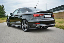 Load image into Gallery viewer, MAXTON DESIGN REAR SIDE SPLITTERS AUDI S3 / A3 S-LINE 8V FL SEDAN