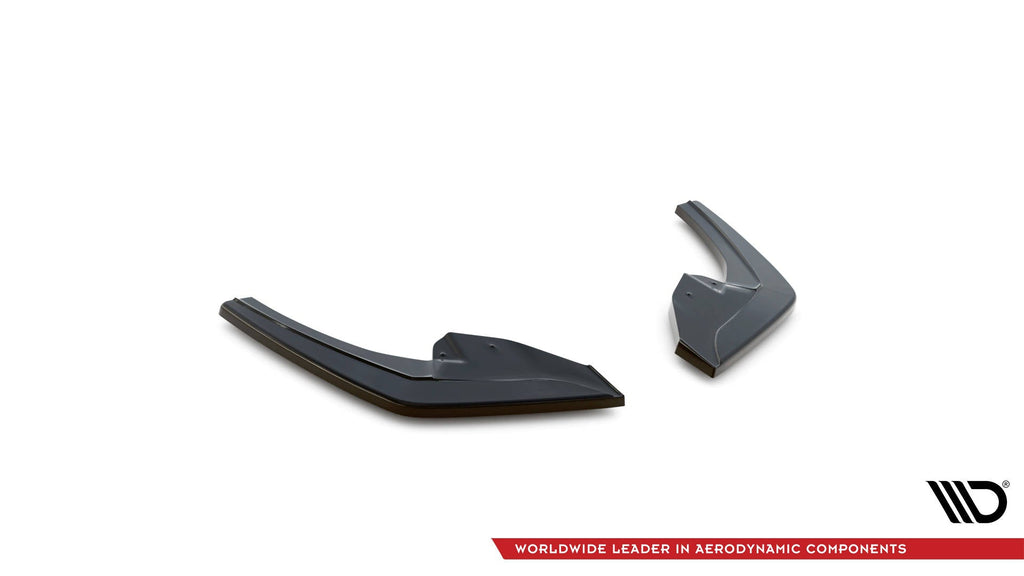 MAXTON DESIGN REAR SIDE SPLITTERS BMW 1 F20 FACELIFT M-POWER (set for Maxton valance)