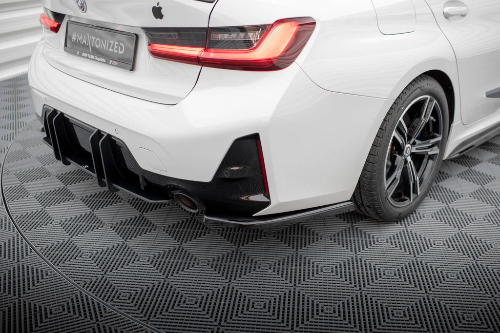 MAXTON DESIGN REAR SIDE SPLITTERS BMW M-PACK G20 / G21 FACELIFT